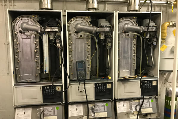 Commercial heating system service plans